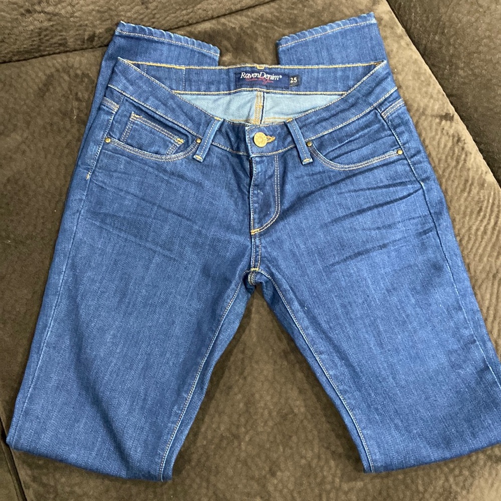 Raven Denim Jeans Remy Style size 25 - Picture 2 of 8